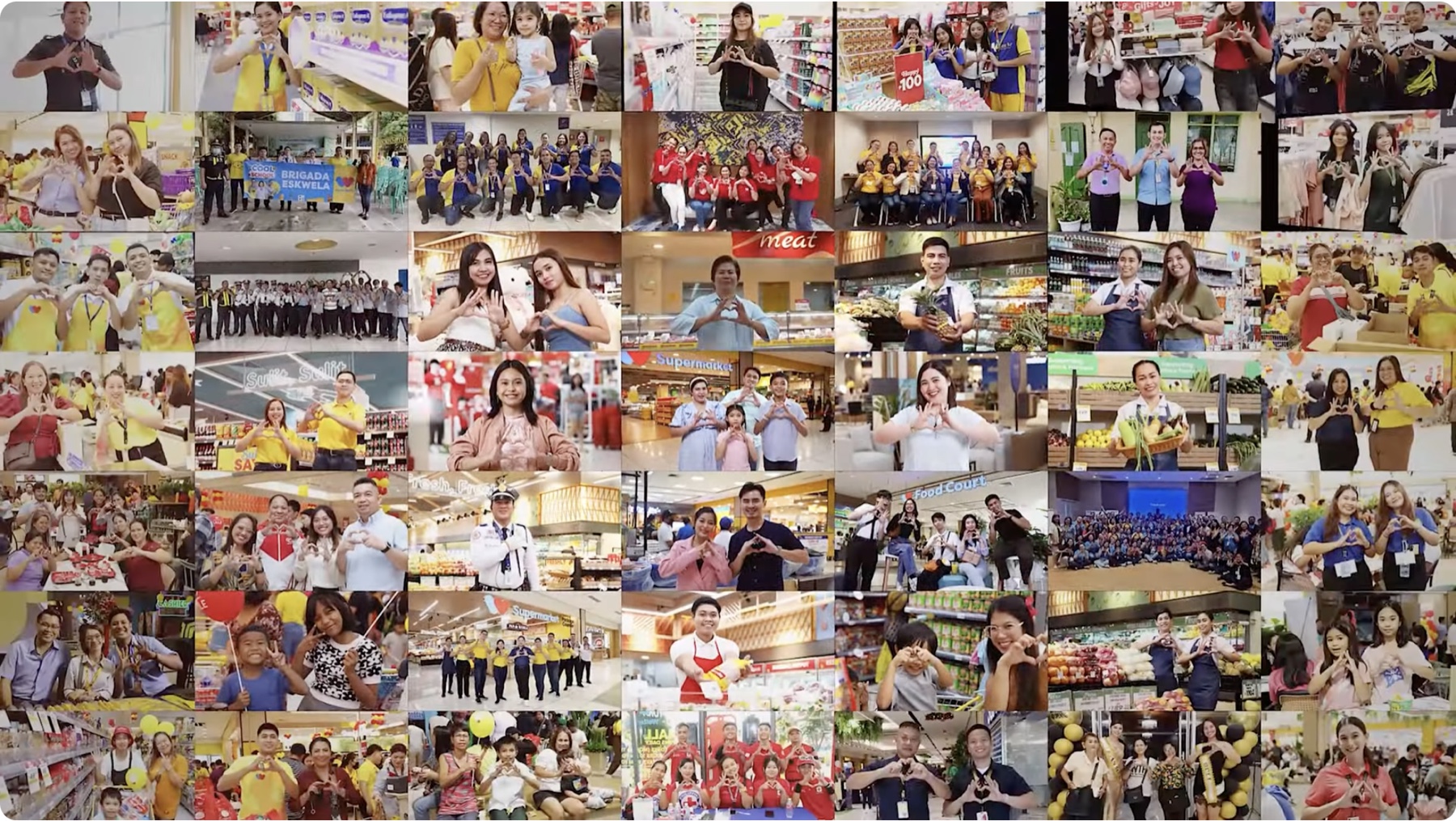 WalterMart Experience Happiness community collage